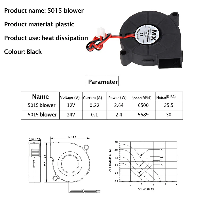 4020 Blower Cooling Fan | Blower Cooling Fan 4020 12v 3d Parts Accessories - Aliexpress