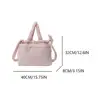 Women Puffer Tote Bag Soft Commuting Bag Adjustable Strap Stylish Crossbody Bag Multi-pockets Trendy Messenger Bag Chic Hobo Bag 2