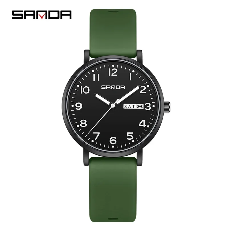 SANDA العلامة التجارية الأعلى 1143 ساعة كوارتز للط...