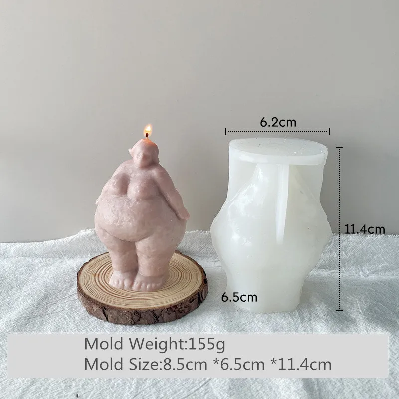 Description Picture 4 of itemDIY Portrait 3D Art Abstract Human Body Candle Silicone Molds Soap Candle Making Plaster Moulds Hand Gift Making