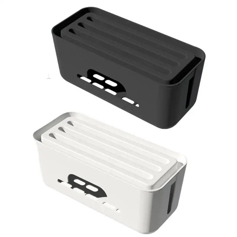 

Коробка для хранения кабеля, органайзер для шнура, Настольная розетка, управление шнуром большой емкости и Hider контейнер для ТВ проводов, компьютера, маршрутизатора