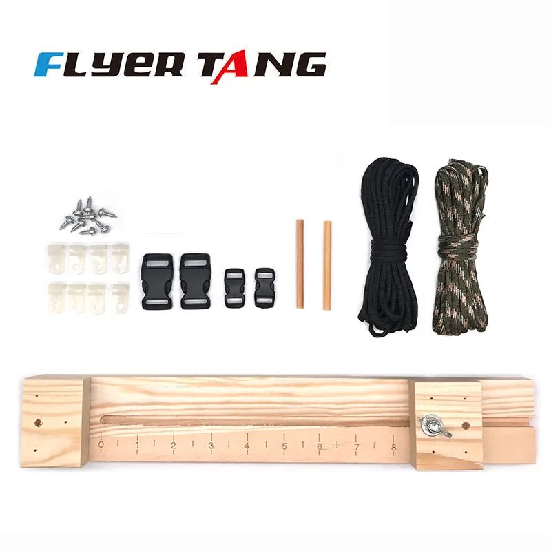 Bracelet Knitting Tool Wristband Knitting Tool DIY Wood Paracord Jigs Bracelet Maker Wristband Maker Jigs Gift 2Piece Paracord