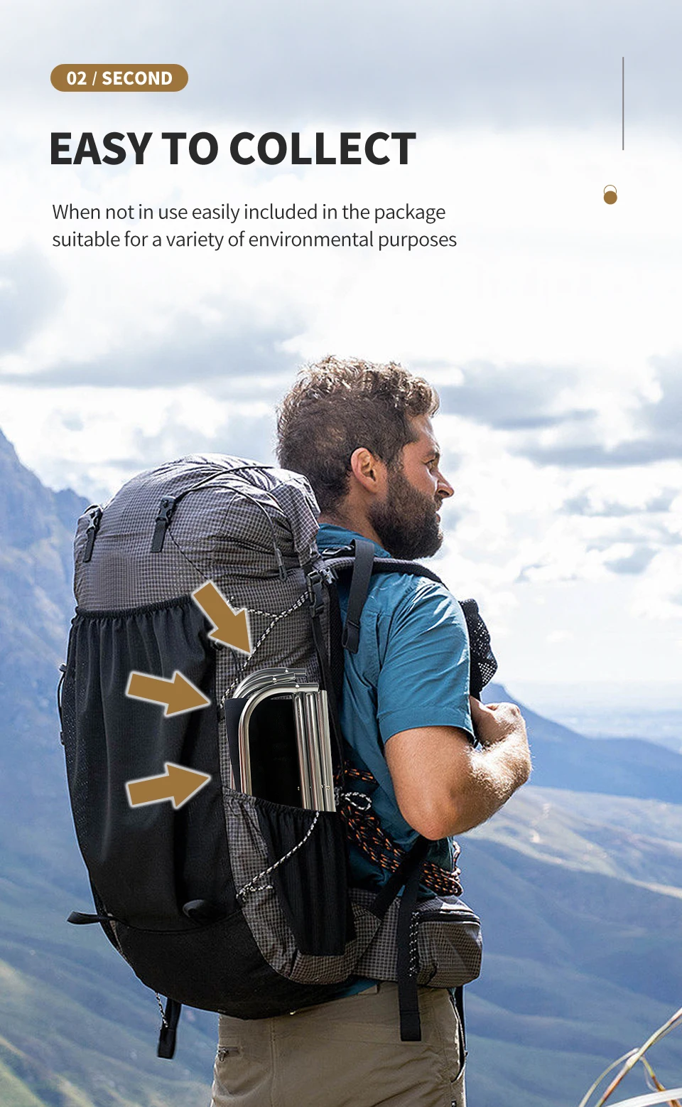 Description Picture 6 of itemOutdoor Aluminium Alloy Portable Folding Picnic Camping Stool MIni Storage Fishing Chair Ultralight Furniture