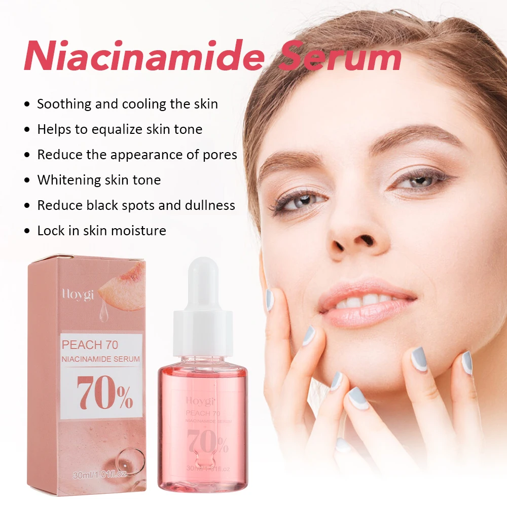 Niacinamide Serum Removal Melanin Fade Melasma Dark Spots Corrector Shrink Pores Brightening Moisturizing Face Serum Skin Care 4