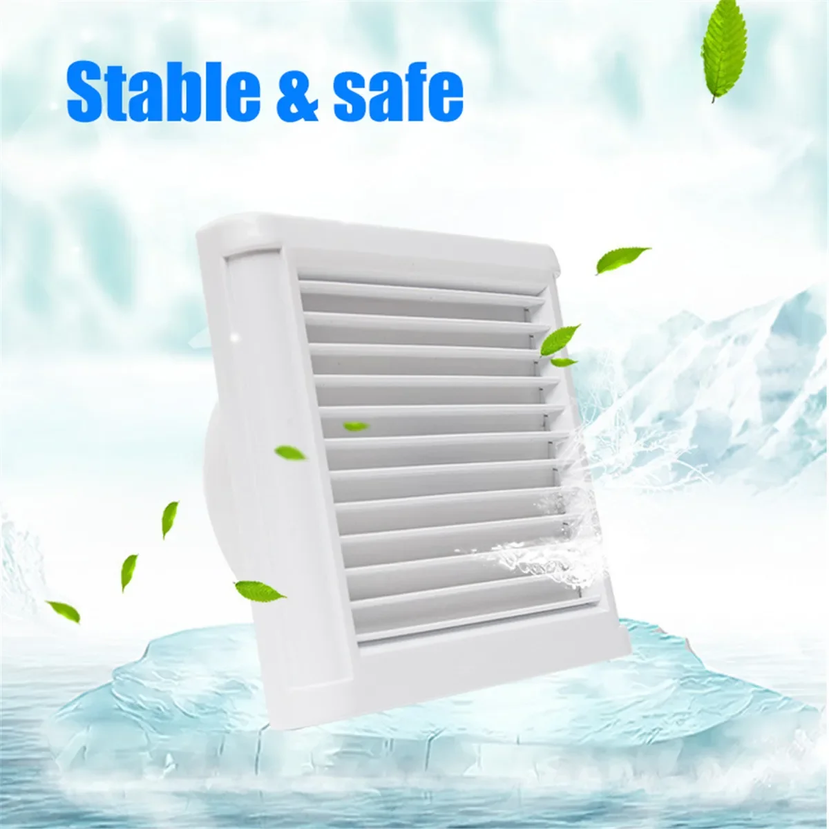 Impermeável Mudo Exaustor para Banheiro Polegada 220v Ventilador de Parede para Cozinha Vaso Sanitário Janela Ventilação Poderoso