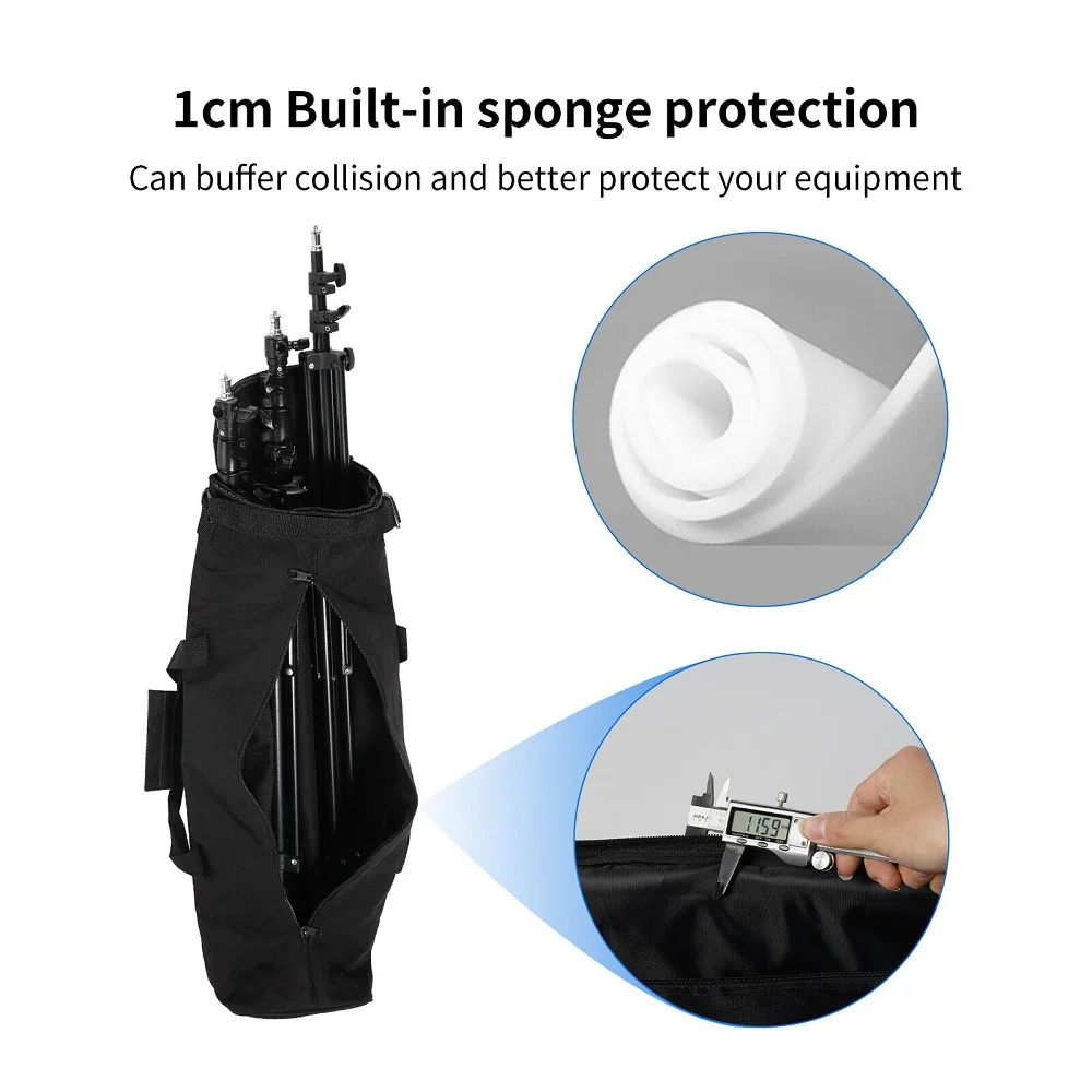 72cm Photography Light Stand Camera Bag Umbrellas Tripod Bag Waterproof Padd Zip