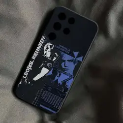 Resident Evil Themed Leon Phone Case - Soft Black - Samsung S21Ultra (Z1)
