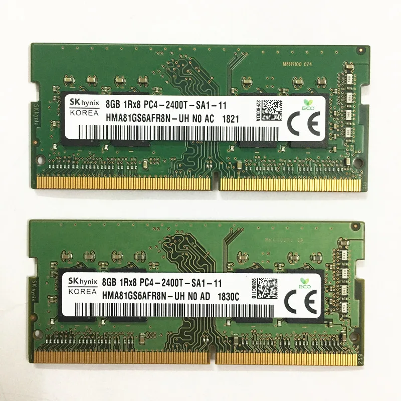 SK hynix DDR4 RAMS 8GB 1Rx8 PC4-2400T-SA1-11 DDR4 8GB 2400MHz