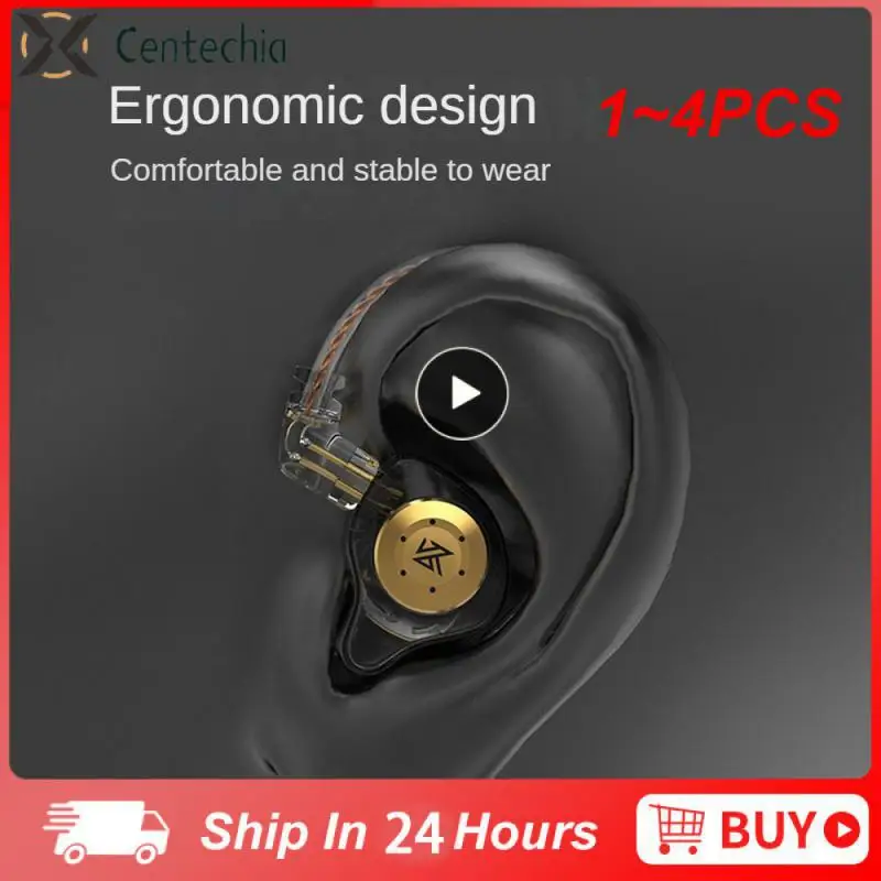 

1~4PCS EDX Earphones Bass Earbuds In Ear Monitor Headphones Sport Noise Cancelling HIFI Headset New Arrival!
