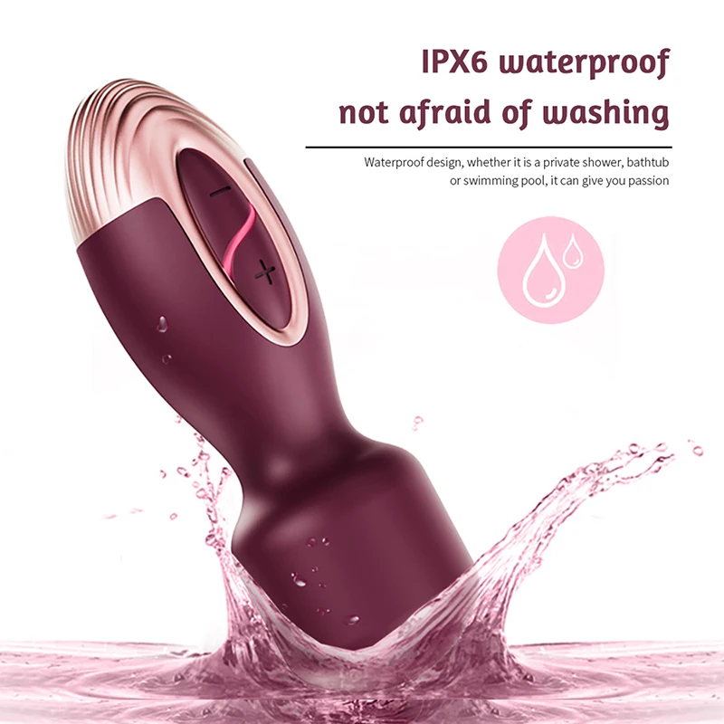 Vibrator G- Strong Spot Shock Massage Stick Super Rechargeable Masturbator Sex Products Fem_voghion.com