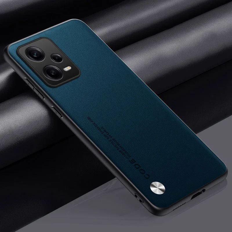 Luxury Leather Matte Silicone Protective Phone Case
