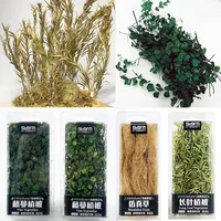 Simulation Forest Bush Cluster Model  Micro Landscape DIY Miniature Plant Creepers Leaves Military Sand Table 1
