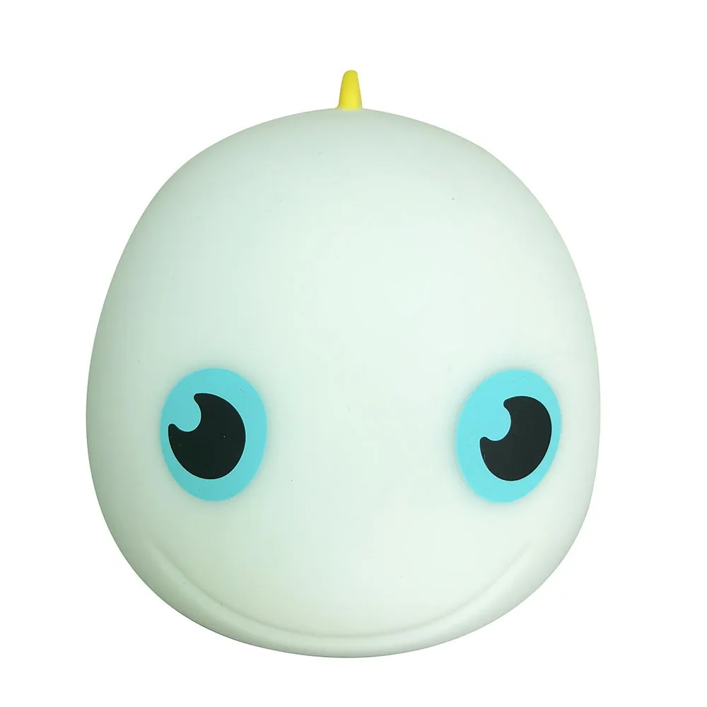 

Night light for baby dolphin soft silicone nursery light faucet control 7 colors breathing light for baby night light bedroom de