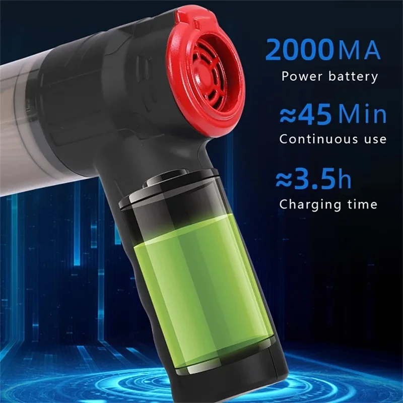 16000Pa Car Vacuum Cleaner Wireless Powerful Suction Vacuum Cleaner Handheld Portable Mini For Auto Interior Home