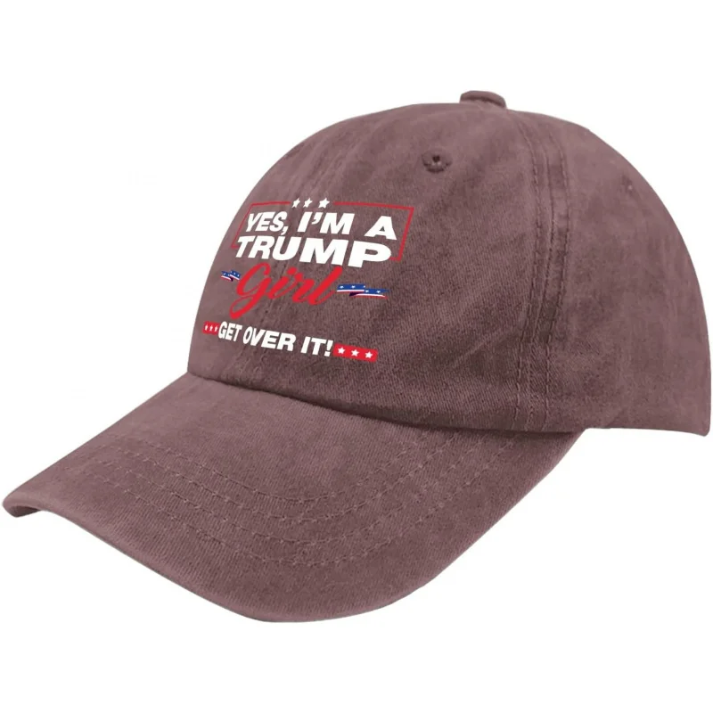 Girl supports Trump election women's golf cap suitable for women's outdoor sports cap breathable baseball