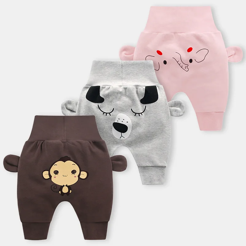 Baby Pants Boys Girl baby trousers Cartoon High Waist Children Toddler Spring Autumn Newborn Infant Trousers