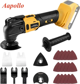 Brushless Oscillating Multi Tool Cordless Vibration Woodworking Powerl Tool Electric Trimmer Saw for De-Walt 20V Battery 1