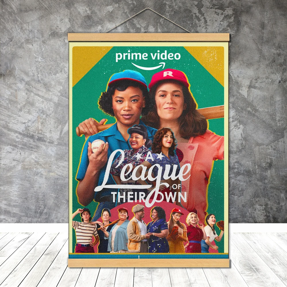

A League of Their Own Season 1 Poster Painting Decor Scroll Art Print Movie Canvas Unframed Decorative Tapestry Design