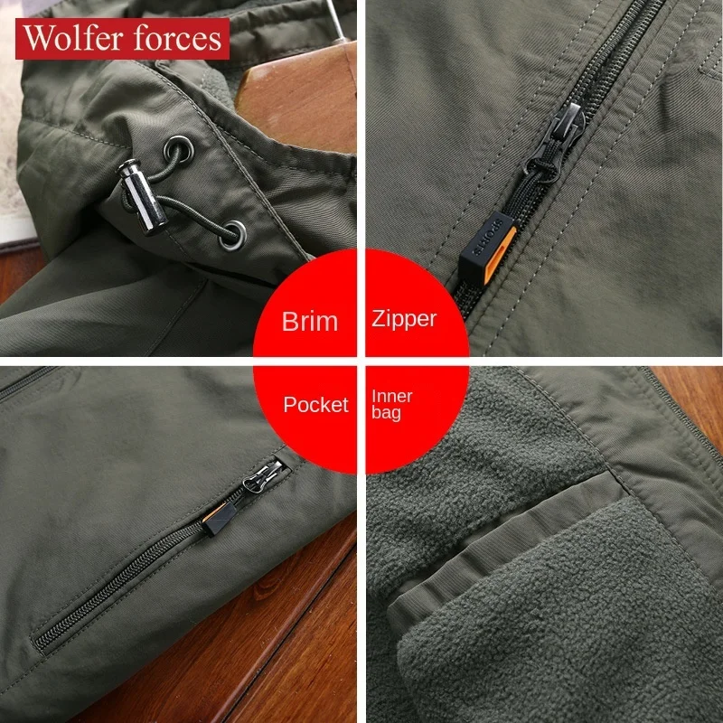 Jackets For Men Luxury Man Winter Military Tactical 2022 Clothing Autumn Men's Coat Heating Camping Mountaineering Techwear