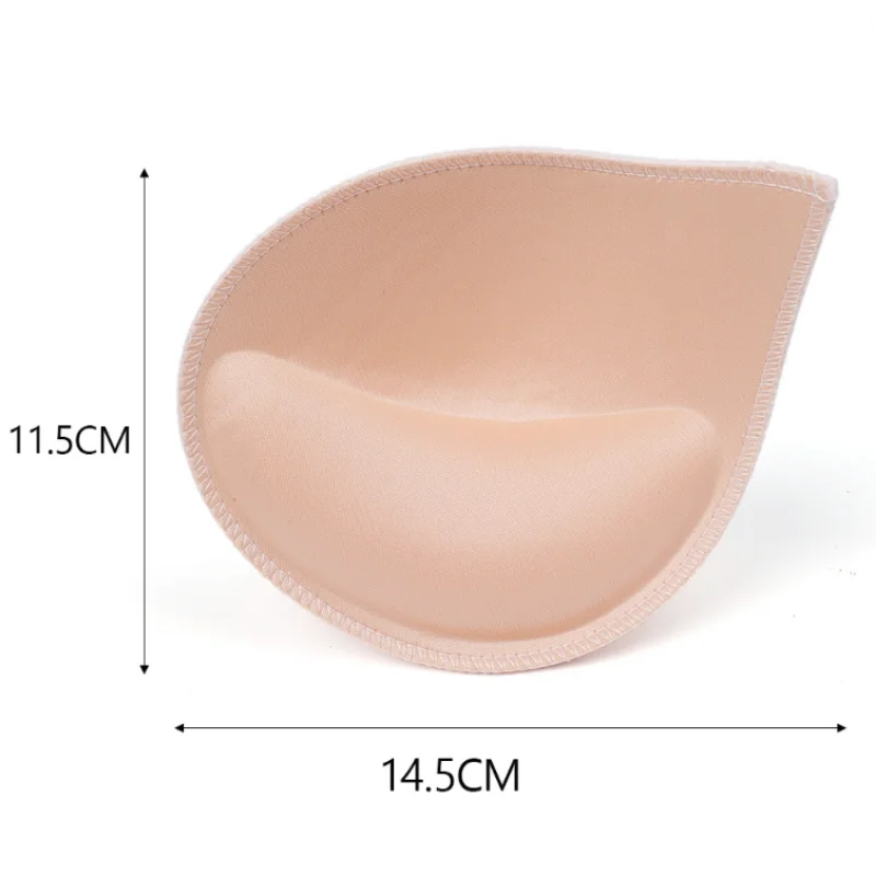 3D Thickened Bra Insert Pads Removable Sponge Bra Pads Inserts Push Up Pads  Bra Foam Pad