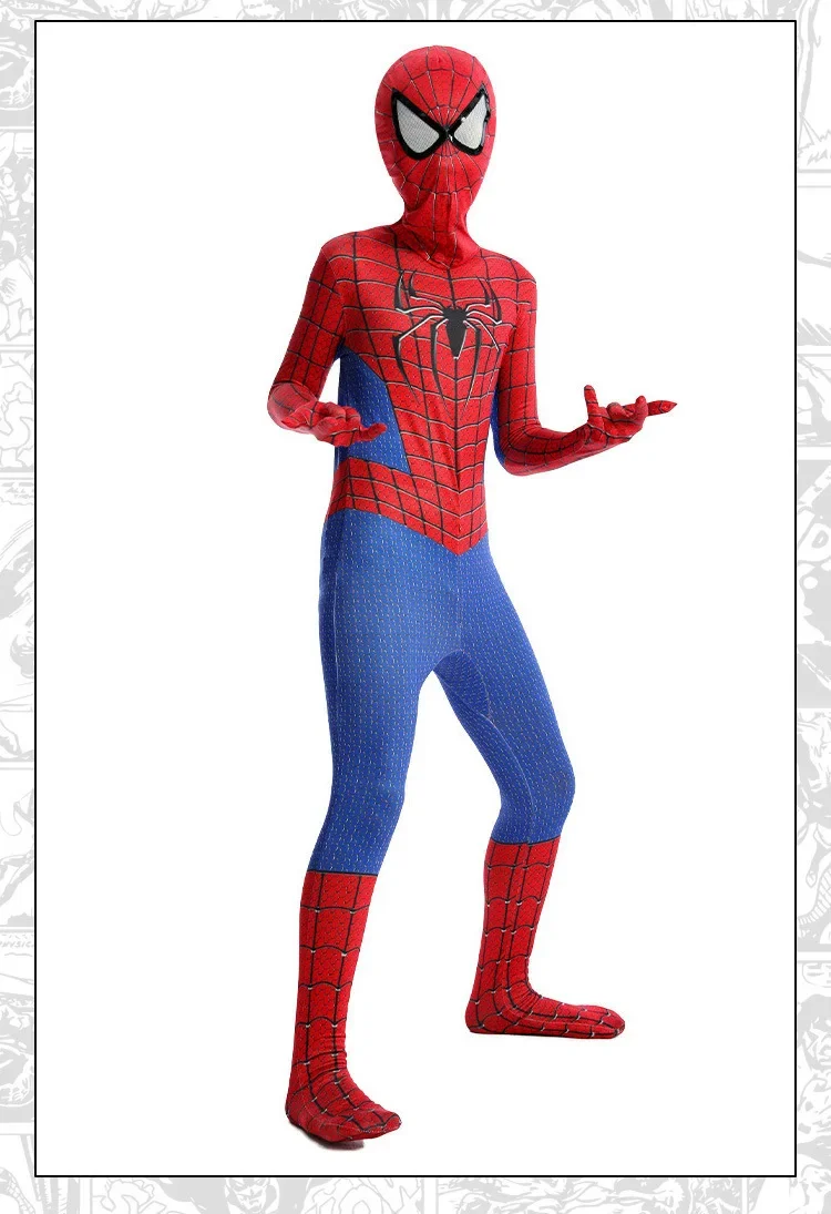 Spiderman Costume Fancy Jumpsuit Adult And Halloween Cosplay Costume Red Black Spandex 3D Cosplay Clothing cosplay costumes