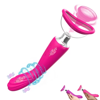 Super Powerful Toys For Woman Clitortal G-spot Pump For Clitoris Nipple Sucking Pussy Erotic Goods Suction Massager Vibrator 3