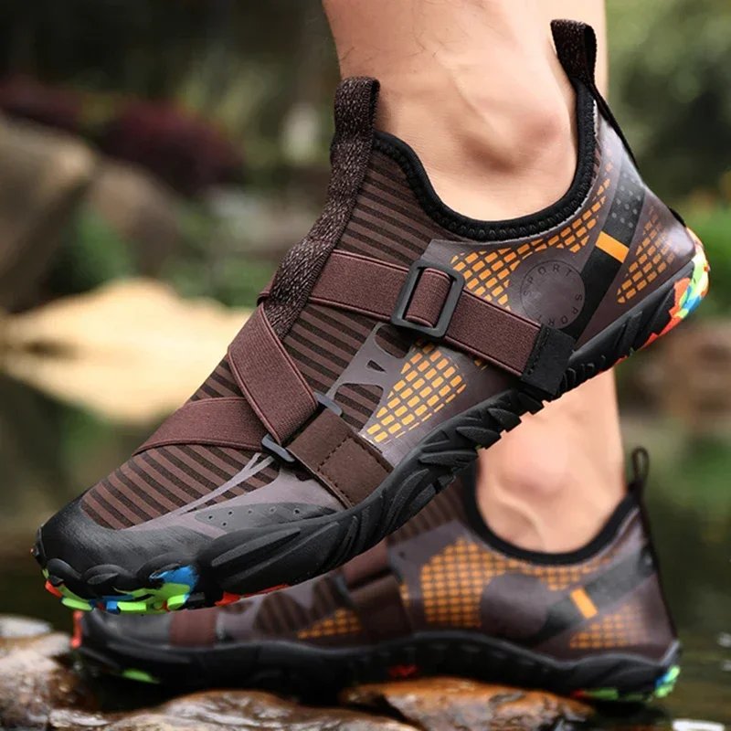 Water Shoes Aqua Shoes Barefoot Shoes Multifunctional Men Quick Drying Breathable Non Slip for Beach Snorkeling Surfing Swimming