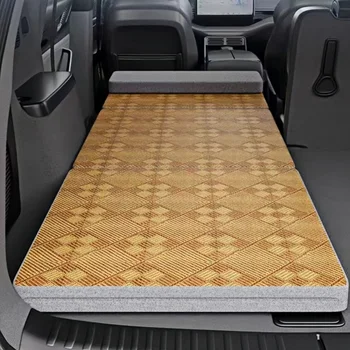 180CM Car Folding Bed SUV Rear Sleeping Pad Non Inflatable Travel Camping Office Rest Mat Foldable Portable Thickened Extra