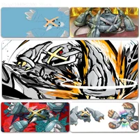 1pc Metagross P-Pokemon-n Anime Mouse Pad Large Mouse Mat Pink Office Desk Mat Laptop Gaming Large Mousepad 1