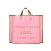 50pcs Customized Plastic Bag For Shopping Packaging Printed LOGO Gift Bag Wholesale Business Cloth Tote Bag(Printing Fee Is Extr 4