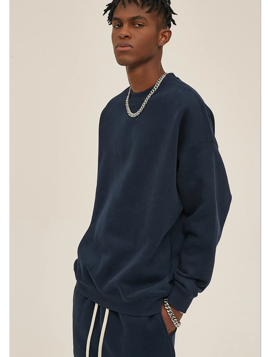 Bornladies Thickened Oversize Hoodies Trendy Brand Pants Suits Women Warm Fashion Pullovers Sports Jacket Couples Hoodie Sets