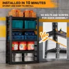 5 Tier Garage Shelving, Storage Shelves Heavy Duty Shelving, Adjustable Metal Shelf Rack and Shelf Units 4
