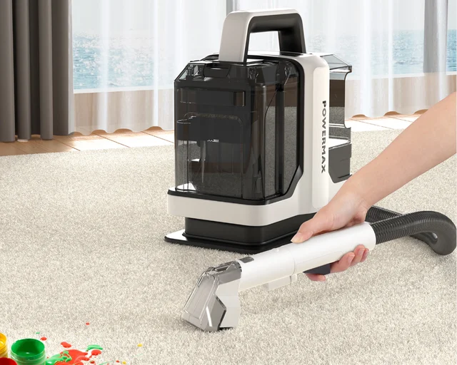 HAUSHOF Portable Carpet Spot and Upholstery Cleaner, Lightweight Handheld  Deep Cleaner Machine, White & Light Grey - AliExpress