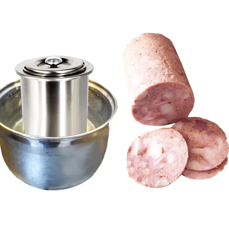 304 Stainless Steel Ham Maker Meat Press Maker Sandwich with Thermometer Cooking Accessories hamburger press hamburger press maker
