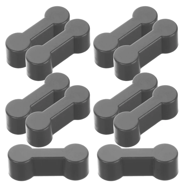 20 Pcs Track Accessories Compatible Train Dog Bone Connectors Plastic Railway Adapters Remote Control Toys Train Track 3