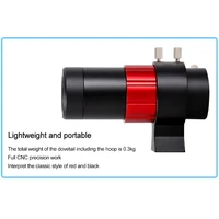 32mm 1.25" Finderscope Focuser Guide Scope 125mm Focal Length Finderscope with Bracket for Astronomical 2