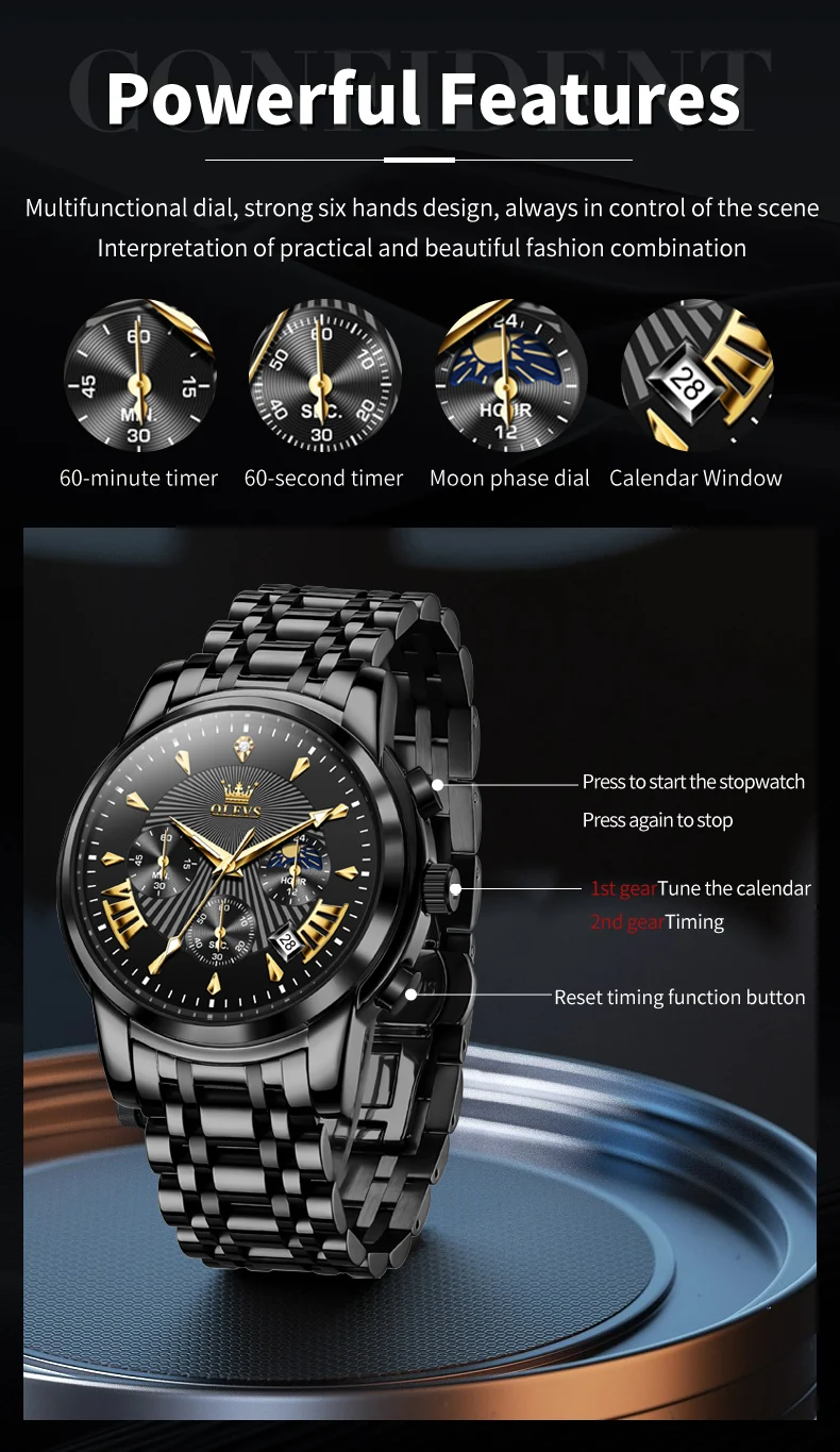 OLEVS Orologio confezione