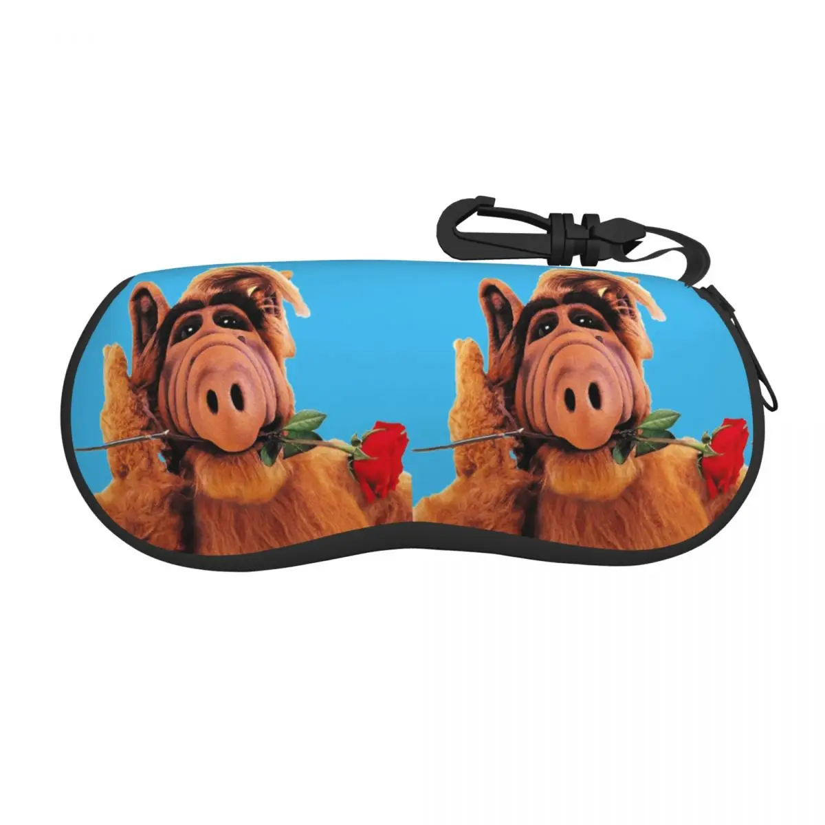 

Солнцезащитные очки Alf для ТВ-шоу, мягкая фотовспышка, Неопреновая молния, научная фантастика, форма жизни инопланетянина, оболочка для очков, обычная защитная коробка для очков