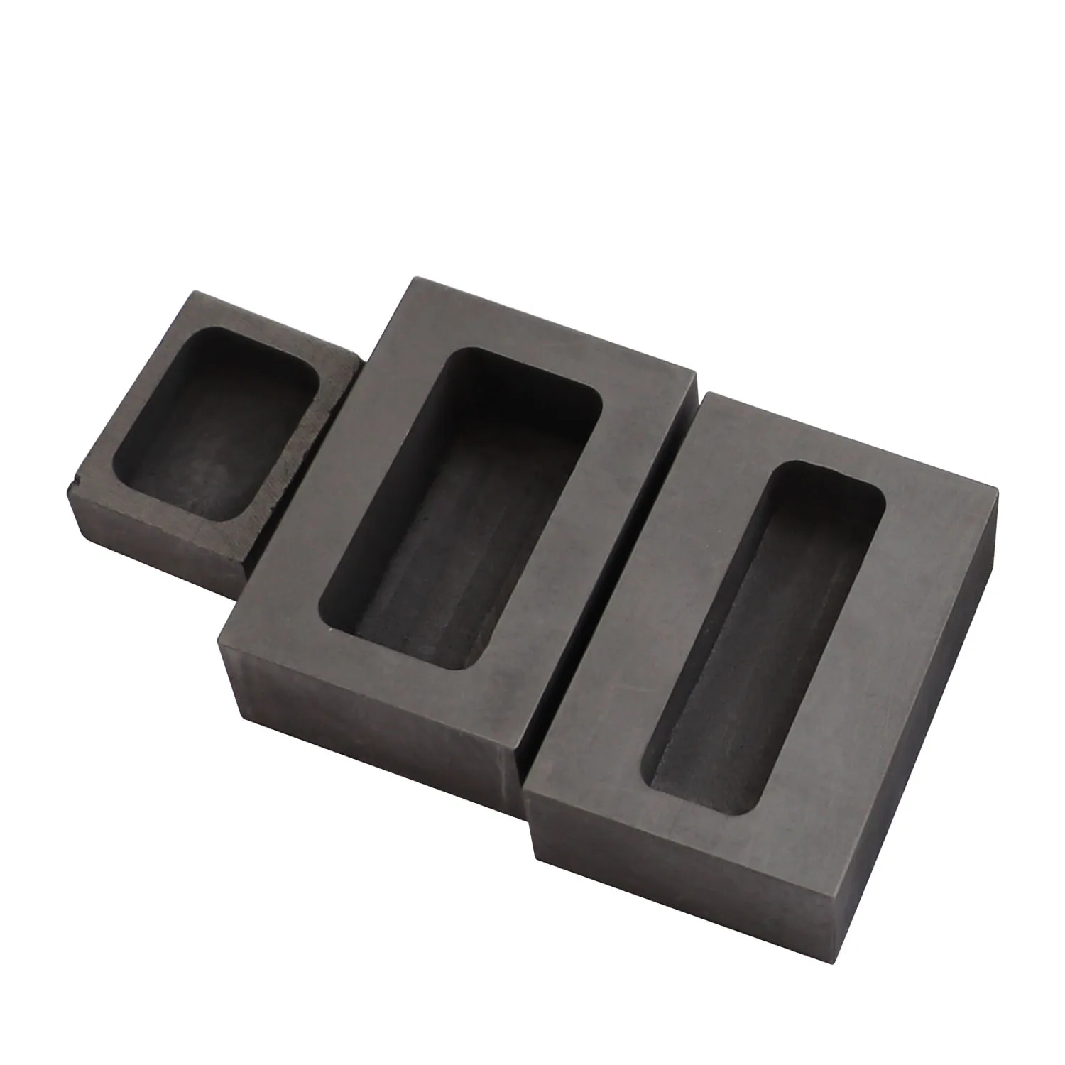 5KG Graphite Ingot Mold Crucible Mould for Gold Sliver Melting Casting  Refining