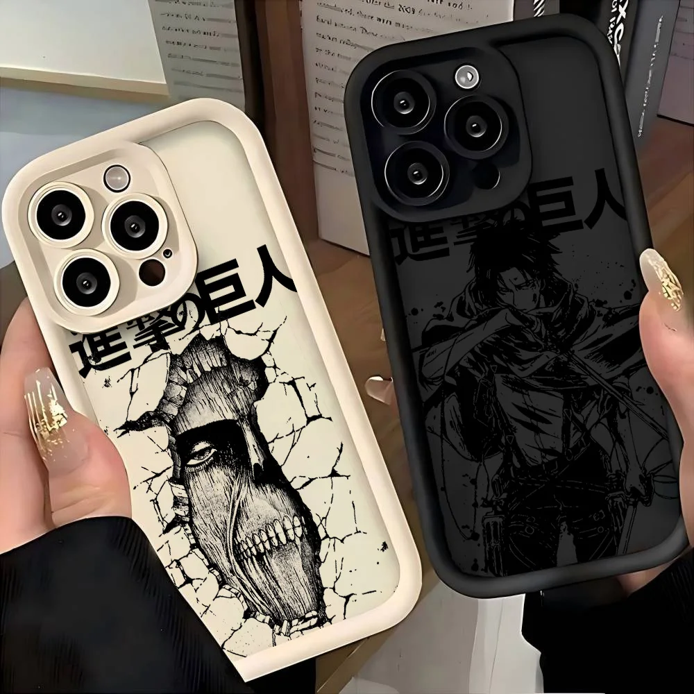 Vibrant Anime Attack on Titan Phone Case