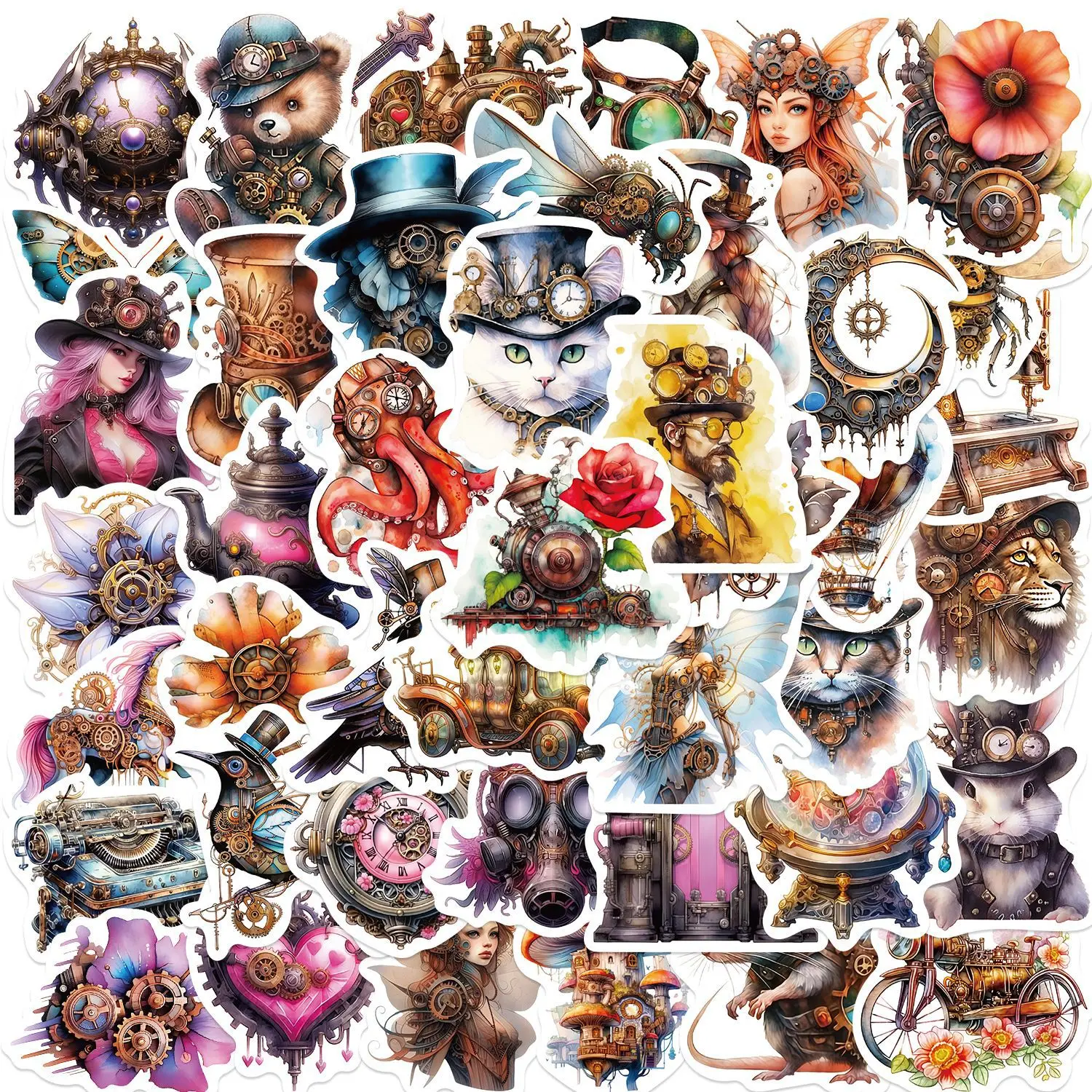 

10/30/50PCS Cartoon Organ Poster Picture Sticker Graffiti iPad Luggage Helmet Car Guitar DIY Scrapbook Toy Decoration Wholesale