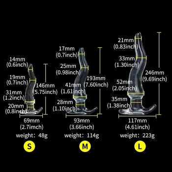 New Gold Anal Masturbation Can Strapon Huge Anal Dilator Ass Plug Buttplug Smooth Anal Dildo Massager Soft In-Depth Long Strip 5