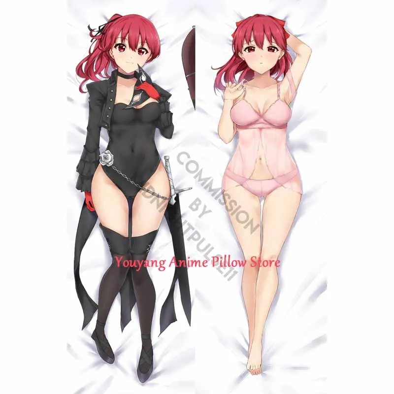 

Наволочка Аниме Dakimakura с красными глазами Kasumi Рождественская 2-сторонняя наволочка с принтом обнимающая подушка для тела