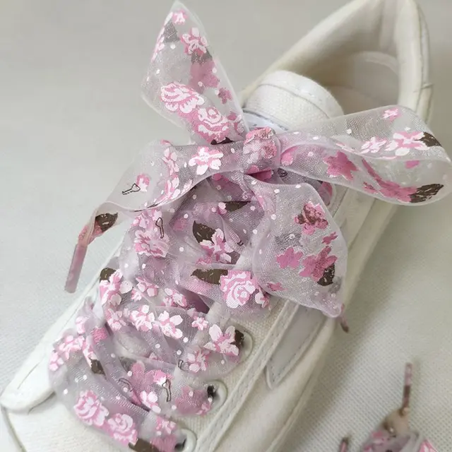 Flat Snow Yarn Shoelaces 2