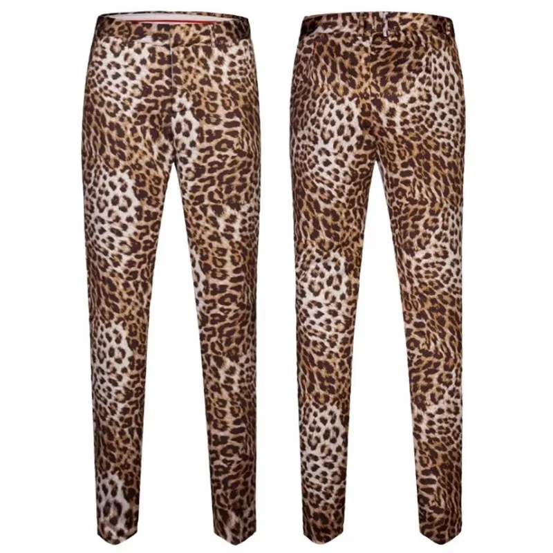 Hot Sale Leopard Print Men Suit Blazer Set With Pants 2025 Safari Suits For Men Performance DJ Jacket Luxury Singer Star Coat 4