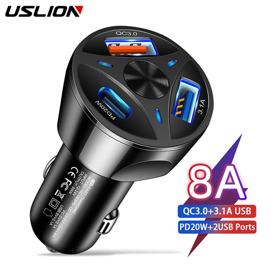 La couleur noire Mini chargeur de