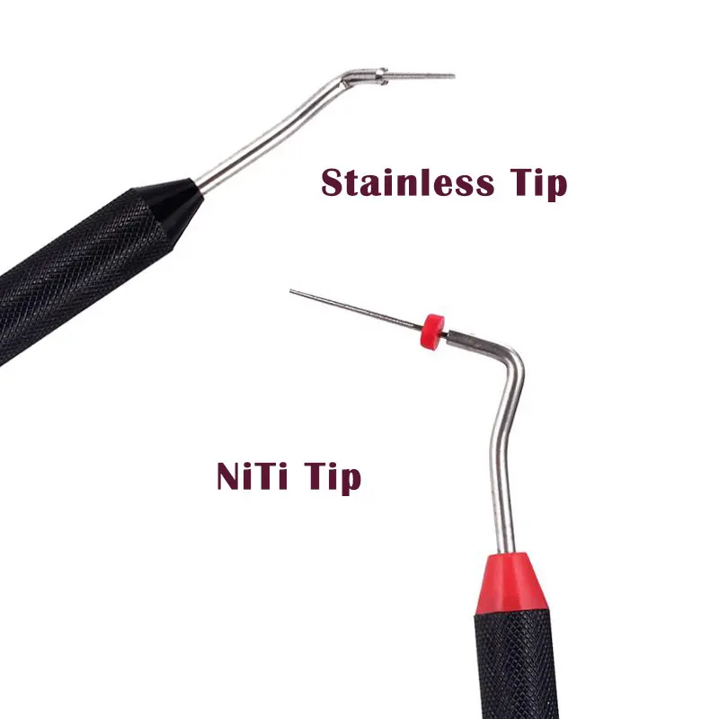 Dental Sybronendo Endo Buchanan Hand Plugger Niti Tip Fill Obturation Endodontics Instruments Gutta Cutter Yellow Blue Red 5