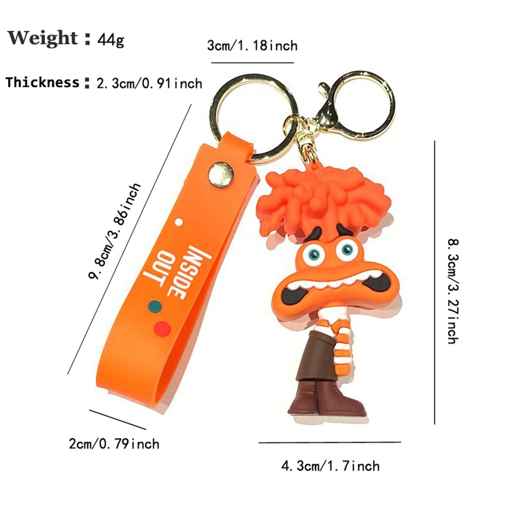 Key Rings Key Chains Car Pendant Key Chain Key Chain Accessories Disney INSIDE OUT Keychain Doll Bag Pendant Kids Gift