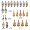 134Pcs Car Air Conditioner Valve Cores Assortment A/C AC Shrader Valve Core & Tool R134 R12 HVAC Valves Kit Auto Accessories 4