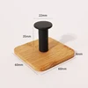 New Wall Wood Hook Decorative Coat Cloth Hanger Hook 3M Adhesive Bathroom Towel Robe Holder Rack Kitchen Gadgets Organizer Hook 4